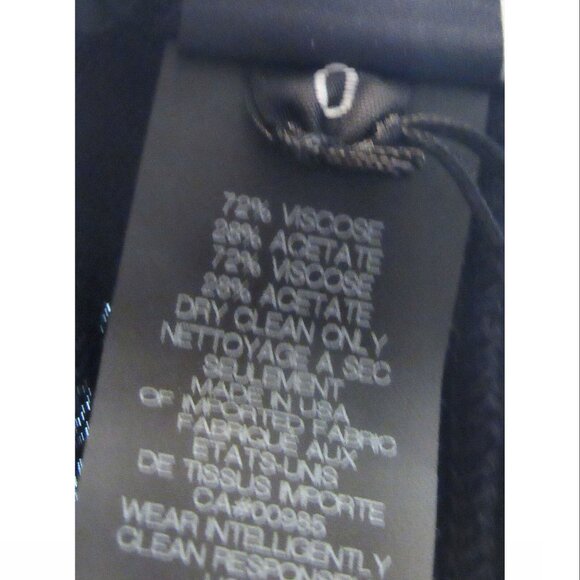 Zero + Maria Cornejo 'Edi' Drape Pants, Black, Women's Size 0 - Picture 5 of 5